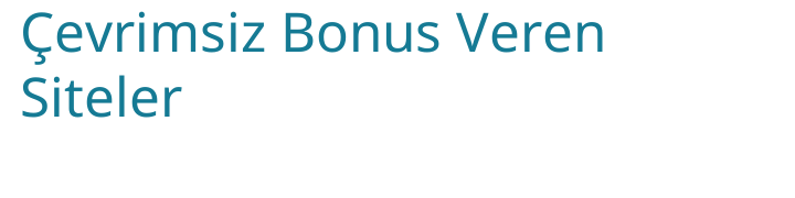 Çevrimsiz Bonus Veren Siteler logosu